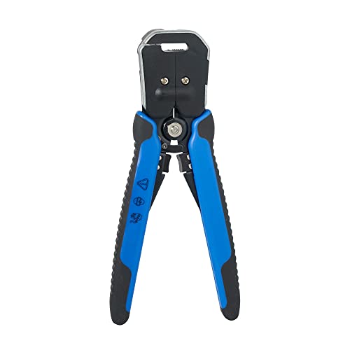 Klein Tools 11061 Self-Adjusting Wire Stripper / Cutter, Heavy Duty, for 10-20 AWG Solid, 12-22 AWG Stranded, and Romex Wire 12/2 and 14/2