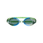 Speedo Unisex-Adult Swim Goggles Mirrored Vanquisher 2.0, Bright Green LTD