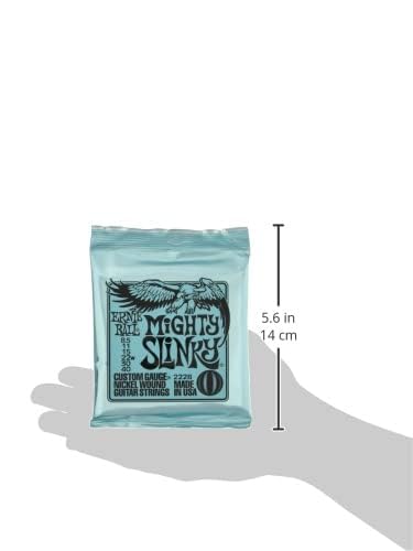 Ernie Ball Mighty Slinky Nickelwound Electric Guitar Strings 8.5-40 Gauge