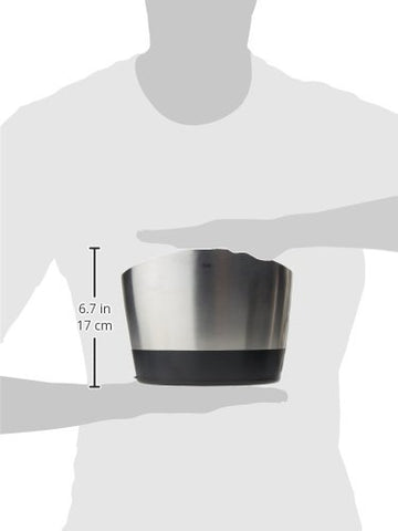 OXO Good Grips Stainless Steel Utensil Holder 8.4" x 4.75" x 6.25",Silver