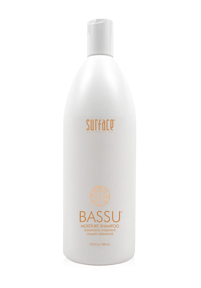 SURFACE Hair - Bassu Moisture Shampoo - Cleanses, Moisturizes, and Provides Sulfate Free Shine - 33.8 fl oz