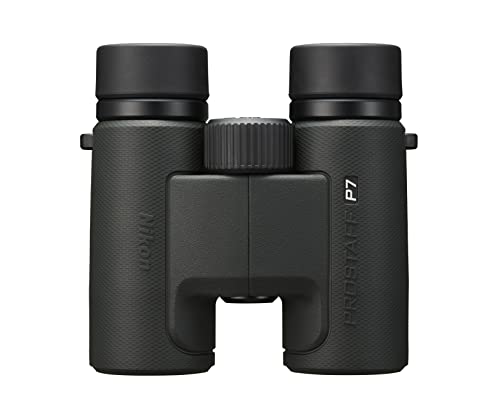 Nikon PROSTAFF P7 10x30 Binocular | Waterproof, fogproof, Rubber-Armored Compact Binocular, Oil & Water Repellent Coating & Locking Diopter, Limited Official Nikon USA Model