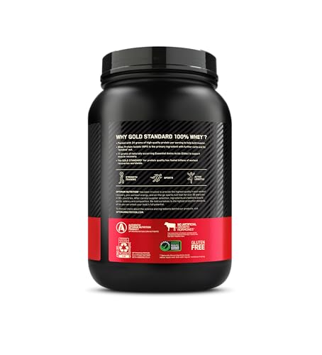 Optimum Nutrition Gold Standard 100% Whey Protein Powder, Chocolate Mint, 2 Pound (Packaging May Vary)