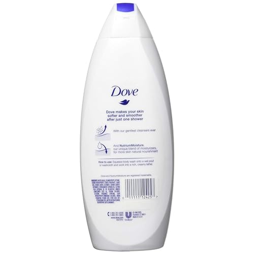 Dove Body Wash 22 Ounce Deep Moisture (650ml) (Pack of 6)