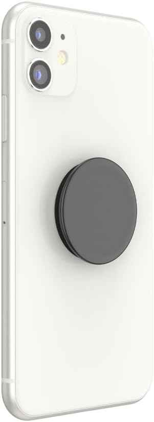 PopSockets Adhesive Phone Grip, Holder- Translucent Black