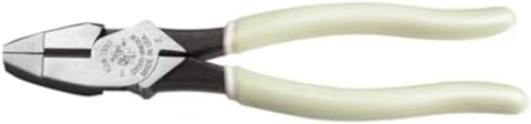 Klein Tools D2000-9NETP Lineman's Fish Tape Pulling Pliers, Made in USA, High Leverage Design with Handle Tempering for comfort when Cutting, 9-Inch