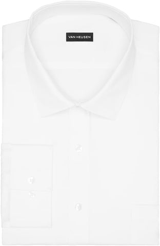 Van Heusen Men's Tall Fit Dress Shirt Ultra Wrinkle Free Flex Collar Stretch (Big and Tall)