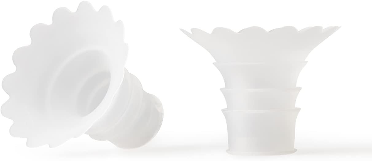 Willow Breast Pump Sizing Insert - 15mm - Flange Inserts, Improves Fit and Comfort for Breast Pumping Moms, Fits in 24mm Willow Breast Pump Flange - 2ct