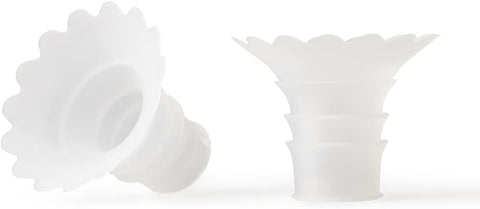 Willow Breast Pump Sizing Insert - 15mm - Flange Inserts, Improves Fit and Comfort for Breast Pumping Moms, Fits in 24mm Willow Breast Pump Flange - 2ct