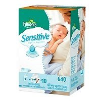 Pampers Sensitive Baby Wipes 640 Count