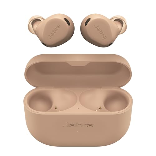 Jabra Elite 8 Active - Best and Most Advanced Sports Wireless Bluetooth Earbuds with Comfortable Secure Fit, Military Grade Durability, Active Noise Cancellation, Dolby Surround Sound – Caramel