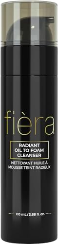 FIÈRA Oil to Foam Daily Facial Cleanser – Truffle Oil Complex, Fermented Plant Oils & Glycerin, Moisturizing and Nourishing, Soap-Free, Cruelty-Free, All Skin Types, 110ml 3.88 fl oz