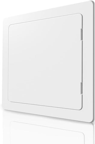 BOZZON Access Panel for Drywall - 12 x 16 in - Wall Hole Cover - Access Door - Plumbing Access Panel for Drywall - Heavy Durable Plastic White