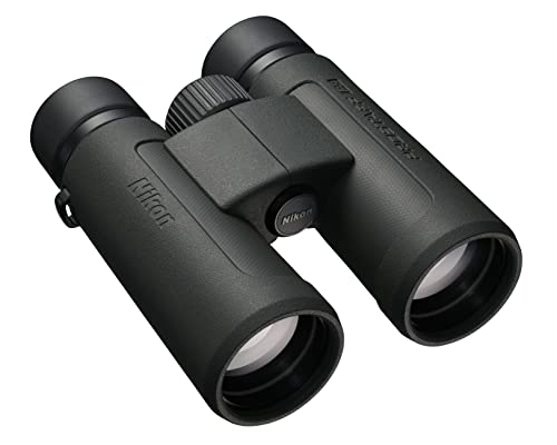 Nikon PROSTAFF P3 10x42 Binocular | Waterproof, fogproof, Rubber-Armored Full-Size Binocular, Wide Field of View & Long Eye Relief, Limited Official Nikon USA Model