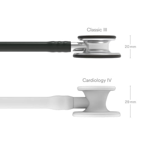 3M Littmann Classic III Monitoring Stethoscope, 5620, More Than 2X as Loud*, Weighs Less**, Stainless Steel Chestpiece, 27" Black Tube