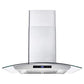 COSMO 668WRCS75 Wall Mount Range Hood with Ducted Exhaust Vent, 3 Speed Fan, Soft Touch Controls, Tempered Glass, Permanent Filters in Stainless Steel, 30 inches