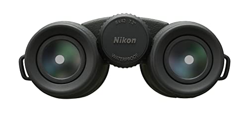 Nikon PROSTAFF P3 8x42 Binocular | Waterproof, fogproof, rubber-armored Full-Size Binocular, wide field of view & long eye relief, Official Nikon USA Model