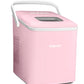 Igloo IGLICEB26HNPK 26-Pound Automatic Self-Cleaning Portable Countertop Ice Maker Machine with Handle, Pink