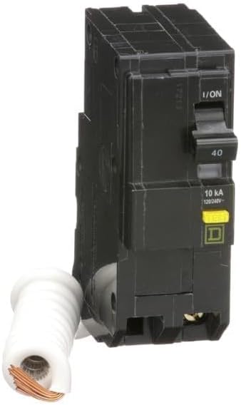 Square D by Schneider Electric Square D - QO240GFICP QO Circuit Breaker, 40-Amp, 120/240V, 2-Pole, GFCI, Plug-In Mount