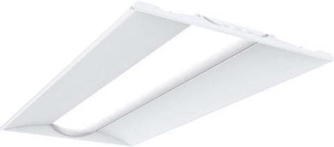 Lithonia Lighting 2x4 LED Troffer Light, Adjustable Lumens, 3-in-1 CCT
