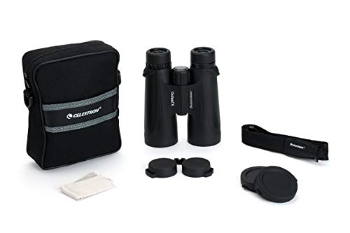 Celestron – Outland X 10x50 Binoculars – Waterproof & Fogproof – Binoculars for Adults – Multi-Coated Optics and BaK-4 Prisms – Protective Rubber Armoring, Black