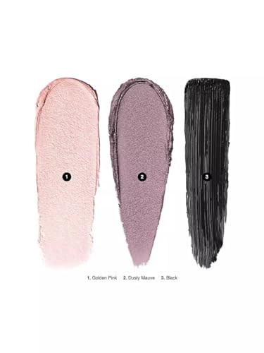 Bobbi Brown City Stroll Mini Long-Wear Cream Shadow Stick Set: Golden Pink and Mauve with Smokey Eye Mascara