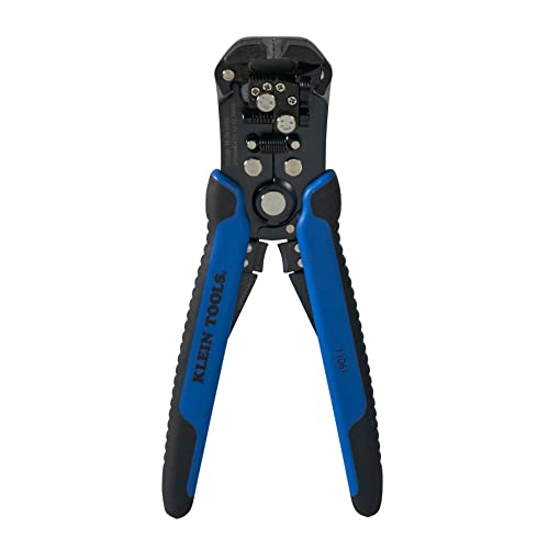 Klein Tools 11061 Self-Adjusting Wire Stripper / Cutter, Heavy Duty, for 10-20 AWG Solid, 12-22 AWG Stranded, and Romex Wire 12/2 and 14/2