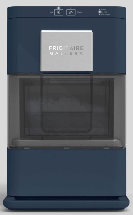 FRIGIDAIRE Gallery EFIC255 Countertop Crunchy Chewable Nugget Ice Maker, 44lbs per Day, Auto Self Cleaning, 2.0 Gen, Navy