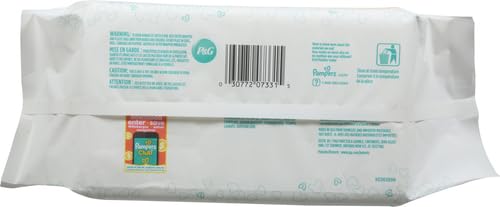 Pampers Baby Wipes Sensitive Perfume Free 1X Pop-Top Pack 84 Count