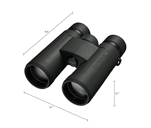 Nikon PROSTAFF P3 8x42 Binocular | Waterproof, fogproof, rubber-armored Full-Size Binocular, wide field of view & long eye relief, Official Nikon USA Model