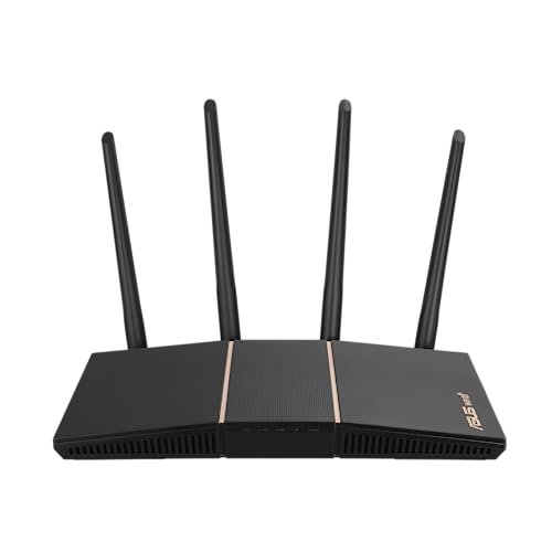 ASUS AX3000 WiFi 6 Router (RT-AX57) - Dual Band Gigabit Wireless Internet Router, Gaming & Streaming, AiMesh Compatible, Included Lifetime Internet Security, Parental Control, MU-MIMO, OFDMA