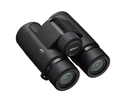 Nikon PROSTAFF P7 10x30 Binocular | Waterproof, fogproof, Rubber-Armored Compact Binocular, Oil & Water Repellent Coating & Locking Diopter, Limited Official Nikon USA Model