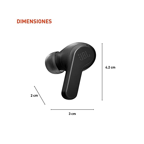 JBL Vibe 200TWS - True Wireless Earbuds, 20 hours of combined playback, JBL Deep Bass Sound, Comfort-fit, IPX2 rating, Pocket friendly (Black)