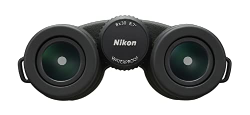 Nikon PROSTAFF P7 8x30 Binocular | Waterproof, fogproof, Rubber-Armored Compact Binocular, Oil & Water Repellent Coating & Locking Diopter, Limited Official Nikon USA Model