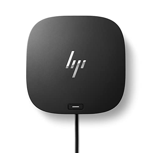 HP USB-C Dock G5-8 in 1 Adapter for Both USB-C and Thunderbolt-Enabled Laptops, PCs, & Notebooks - Single Cable for Charging, Networking, or Data Transfers - Great for Secure & Remote Management