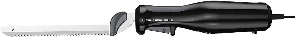 Black+Decker Comfort Grip Electric Knife with 7-Inch Stainles Steel Blades & Safety Lock Button, Ideal for Carving, Slicing & Cutting Meats, Turkey Bread & Craft Foam, Dishwasher Safe
