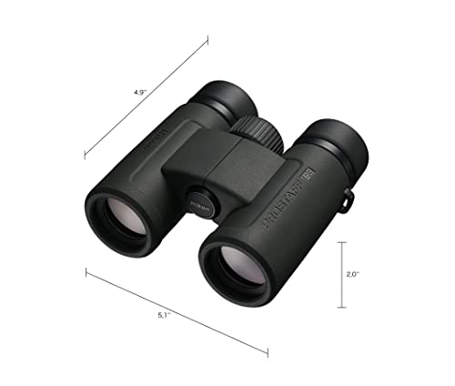 Nikon PROSTAFF P3 10x30 Binocular | Waterproof, fogproof, Rubber-Armored Compact Binocular, Wide Field of View & Long Eye Relief, Limited Official Nikon USA Model