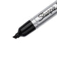 SHARPIE King Size Permanent Markers, Black, Chisel Tip, 12 Count - Ideal for Poster Boards and Large Surfaces