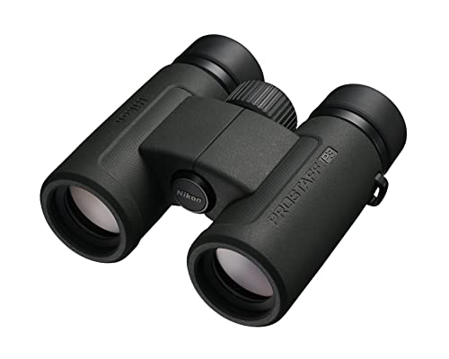 Nikon PROSTAFF P3 10x30 Binocular | Waterproof, fogproof, Rubber-Armored Compact Binocular, Wide Field of View & Long Eye Relief, Limited Official Nikon USA Model