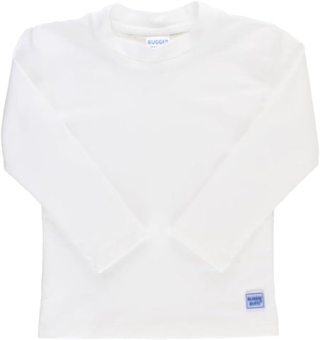 RUGGEDBUTTS Boys Rash Guard Top - Long Sleeve Swim Shirt UPF 50+