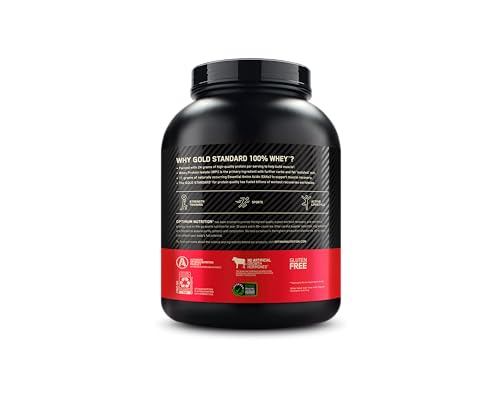 Optimum Nutrition Gold Standard 100% Whey Protein Powder, Chocolate Coconut, 5 Pound (Packaging May Vary)