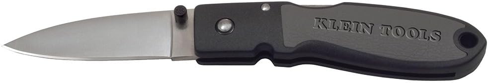 Klein Tools 44001 Lightweight Lockback Knife 2-1/2-Inch Drop-Point Blade