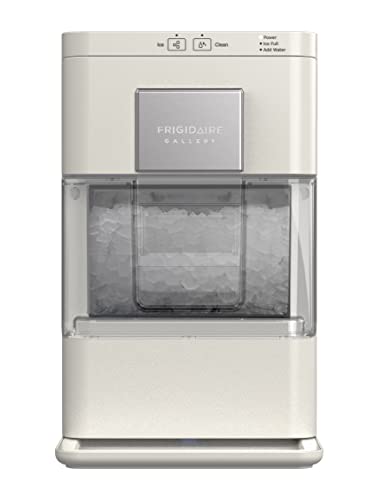 FRIGIDAIRE Gallery EFIC255 Countertop Crunchy Chewable Nugget Ice Maker, 44lbs per Day, Auto Self Cleaning, 2.0 Gen, Cream