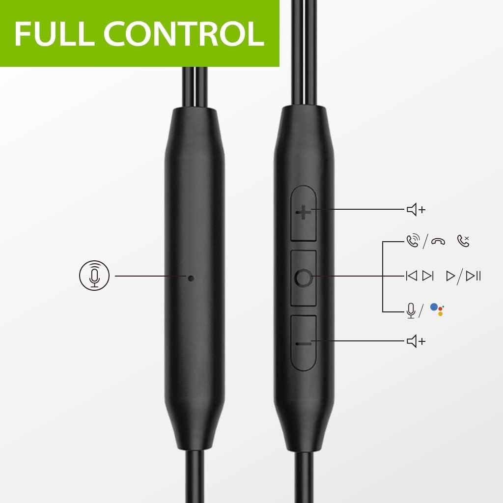 Avantree E171 - AUX 3.5mm Wired Earbuds with Microphone & Volume Control