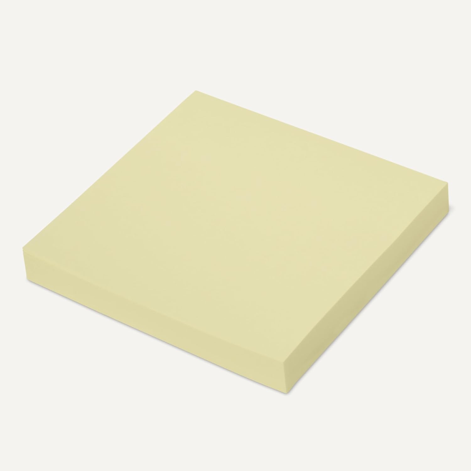 Amazon Basics Square Sticky Notes, Self-Stick Pads, 3 x 3 inches, Yellow, 5-Pack, 100 Sheets per Pad