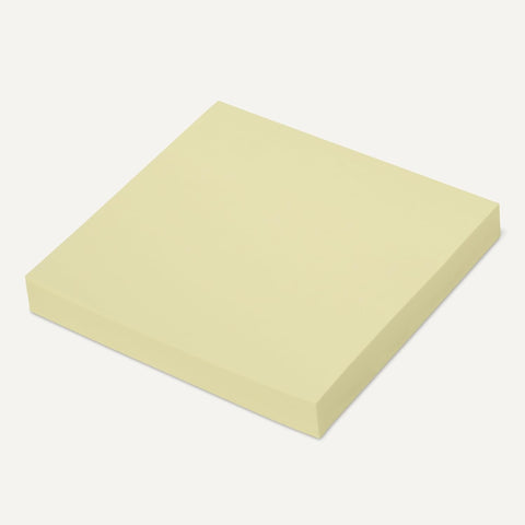 Amazon Basics Square Sticky Notes, Self-Stick Pads, 3 x 3 inches, Yellow, 5-Pack, 100 Sheets per Pad