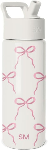 Simple Modern Kids Water Bottle & Toddler Cup | 18oz | Bows