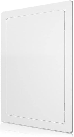 BOZZON Access Panel for Drywall - 12 x 16 in - Wall Hole Cover - Access Door - Plumbing Access Panel for Drywall - Heavy Durable Plastic White