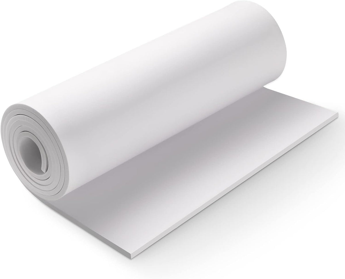 White Eva Foam Sheet roll,Premium eva Foam 6mm Thick,49" x 13.9", High Density 86kg/m3 for Halloween Cosplay Costume, Crafts, DIY Projects by MEARCOOH…