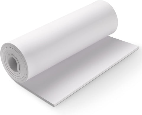 White Eva Foam Sheet roll,Premium eva Foam 6mm Thick,49" x 13.9", High Density 86kg/m3 for Halloween Cosplay Costume, Crafts, DIY Projects by MEARCOOH…